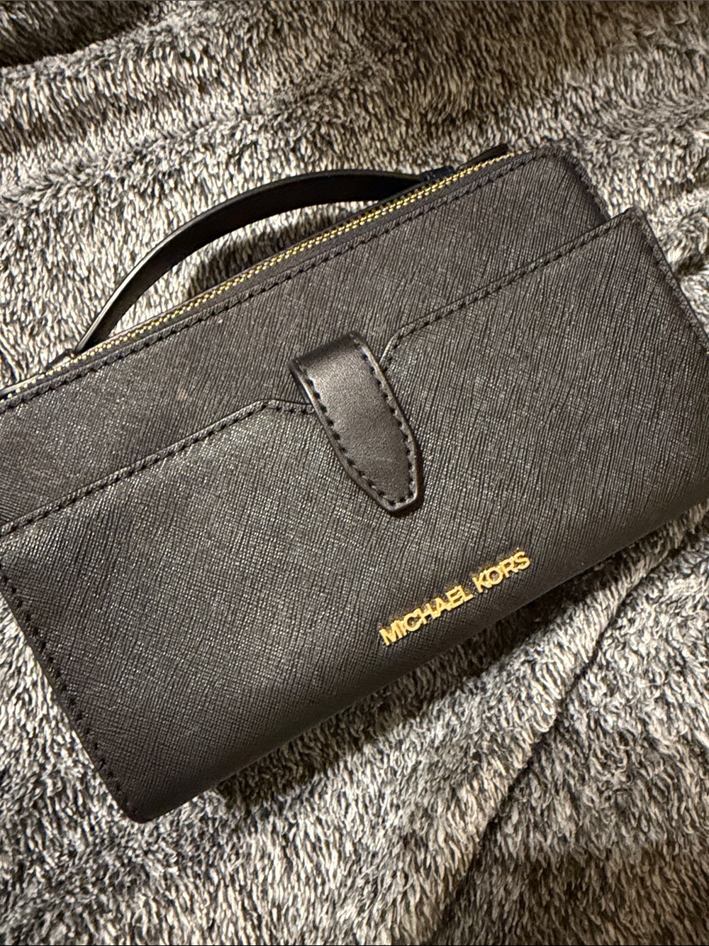 Michael Kors saffiano mini top handle bag